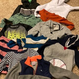 Boys 2T long sleeve jackets hoodies and tops